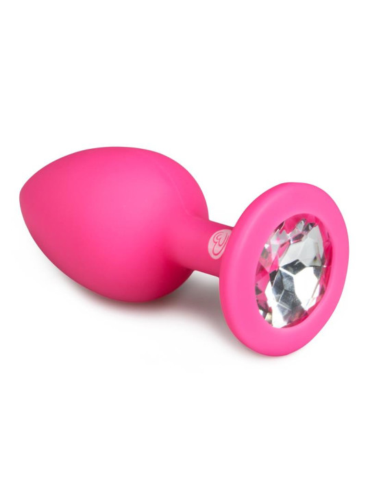 Plug Anal con Diamante Pequeño Rosa