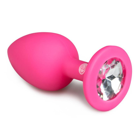 Plug Anal con Diamante Pequeño Rosa