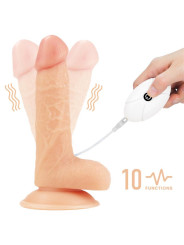 Arnés con Dildo con Vibración y Control Remoto 7.0
