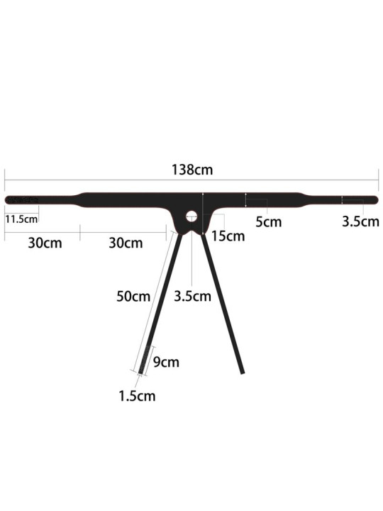 Arnés con Dildo con Vibración y Control Remoto 7.0