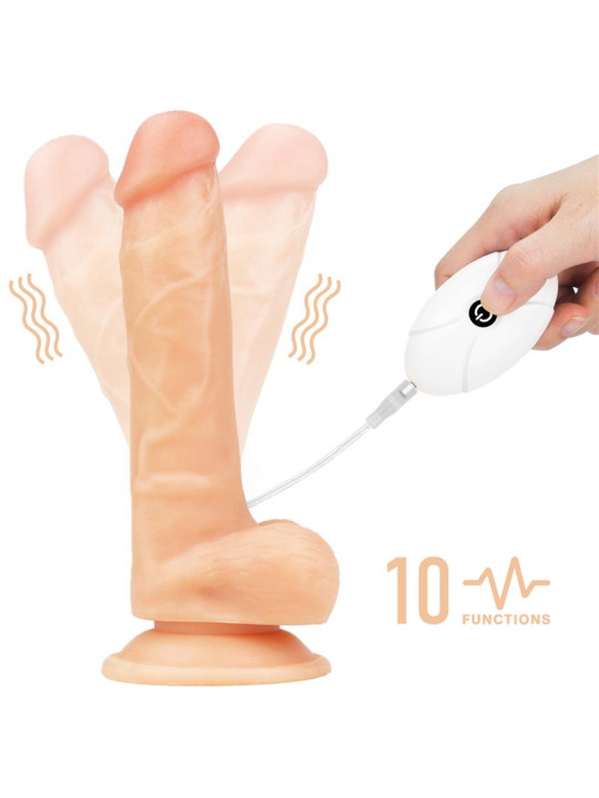 Arnés con Dildo con Vibración y Control Remoto 7.5