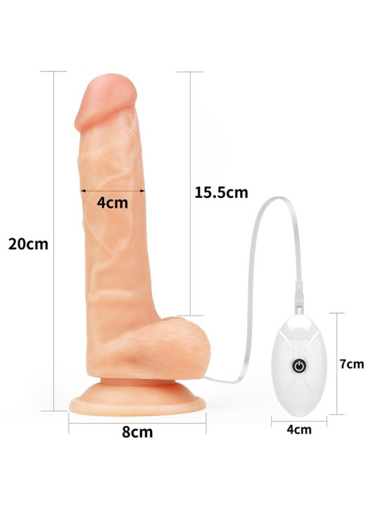 Arnés con Dildo con Vibración y Control Remoto 7.5
