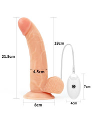 Arnés con Dildo con Vibración y Control Remoto 8.5