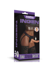 Arnés con Dildo con Vibración y Control Remoto 8.5