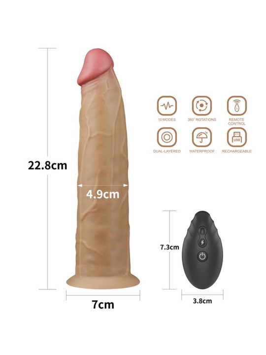 Vibrador con Rotación Doble Capa 9