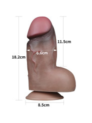 Dildo Doble Capa Silicona Platinum 7