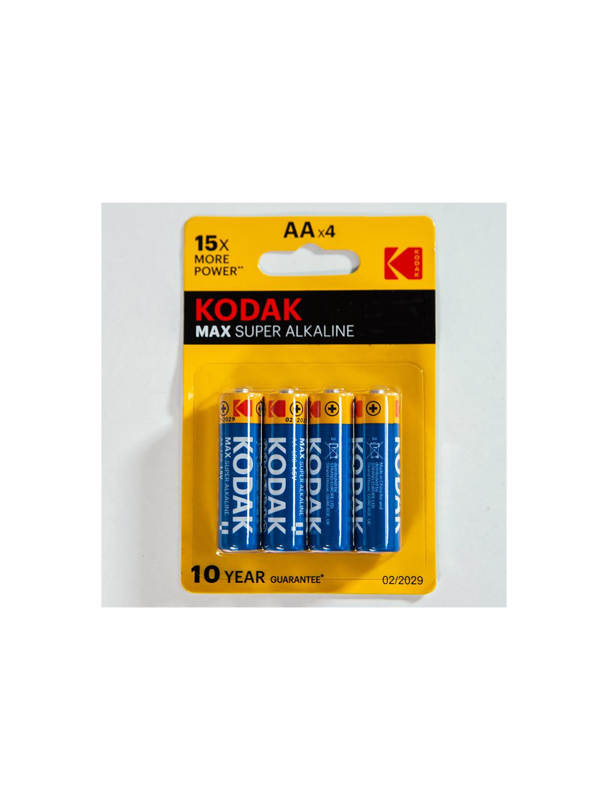 Pila Alkaline Súper Max AA LR6 Blister de 4