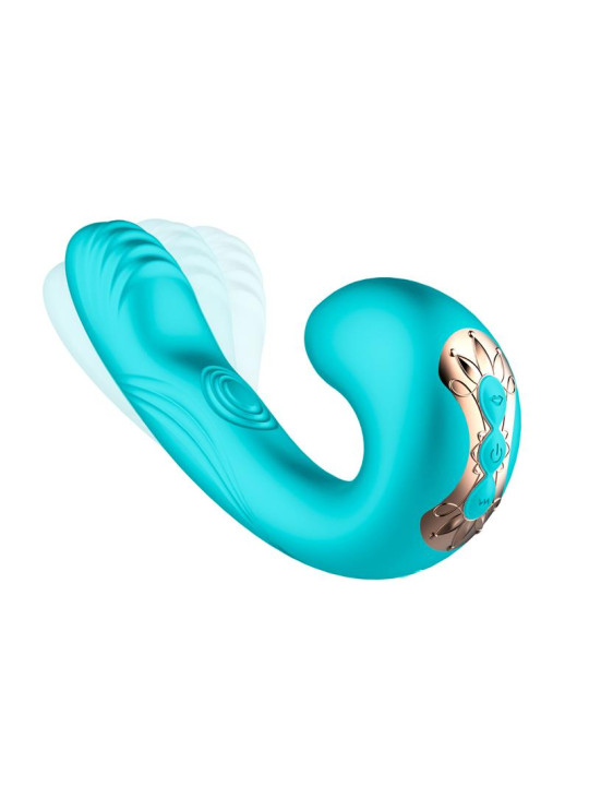 Hydra Vibrador con Pulsación y Lengua Estimuladora de Clítoris 3 Motores USB