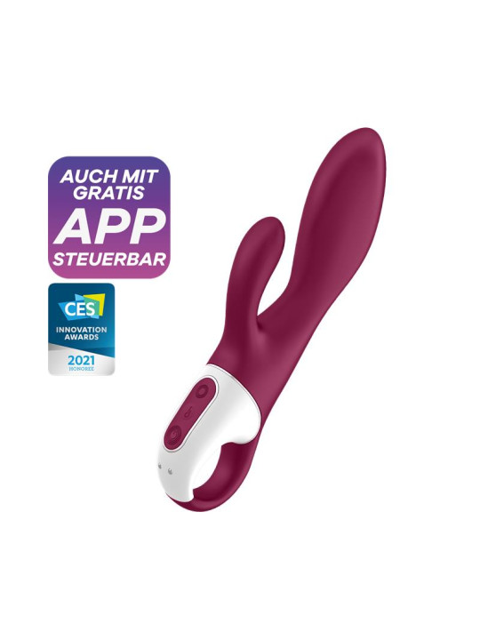 Heated Affair Vibrador con Función de Calor Punto G USB Silicona