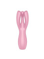 Threesome 3 Lay-on Vibrador 3 Motores Rosa