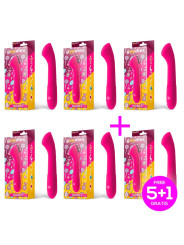 Pack 5+1 Honey Vibrador Punto G Silcona USB