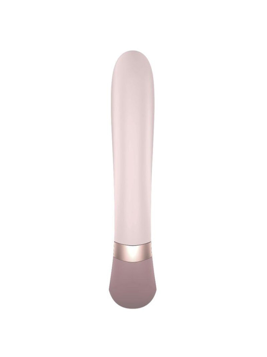 Heat Wave Vibrador con Efecto Calor Mauve con APP