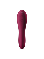 Dual Crush Vibrador y Succionador USB Rojo