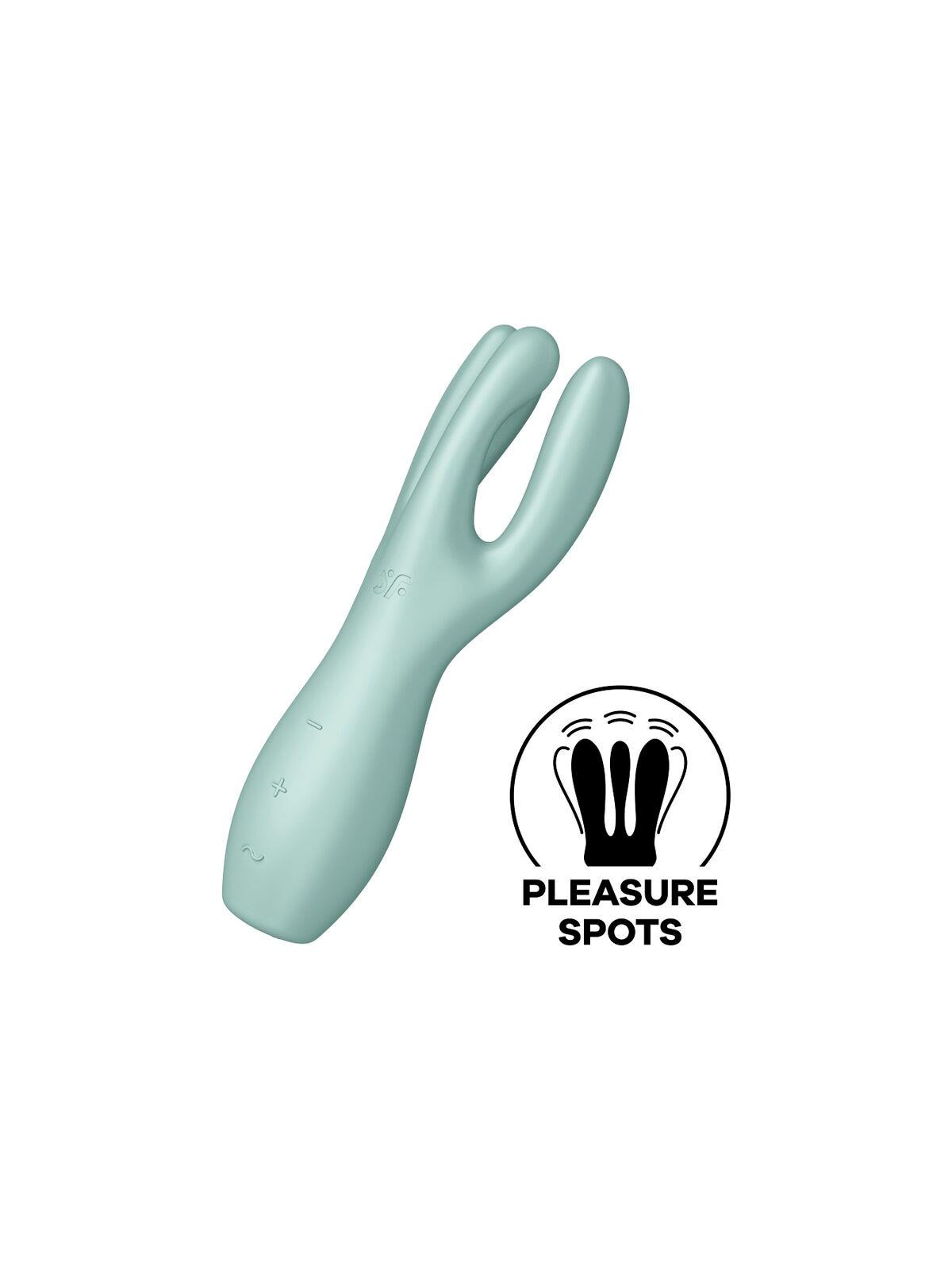 Threesome 3 Lay-on Vibrador 3 Motores Menta