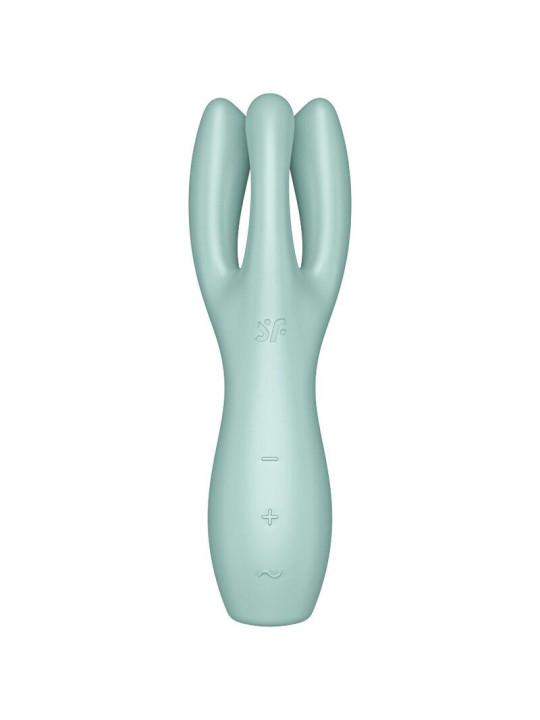 Threesome 3 Lay-on Vibrador 3 Motores Menta