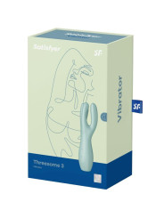 Threesome 3 Lay-on Vibrador 3 Motores Menta