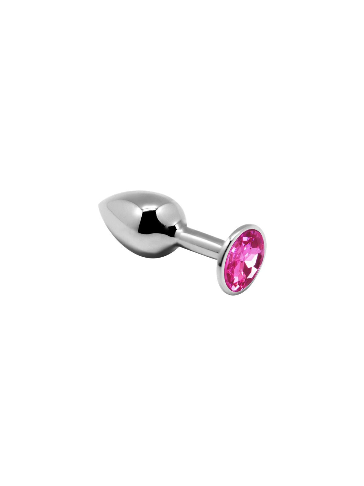 Plug Anal con Joya Rosa Talla M