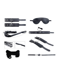 Secret Desires Black Kit de 8 Piezas BDSM