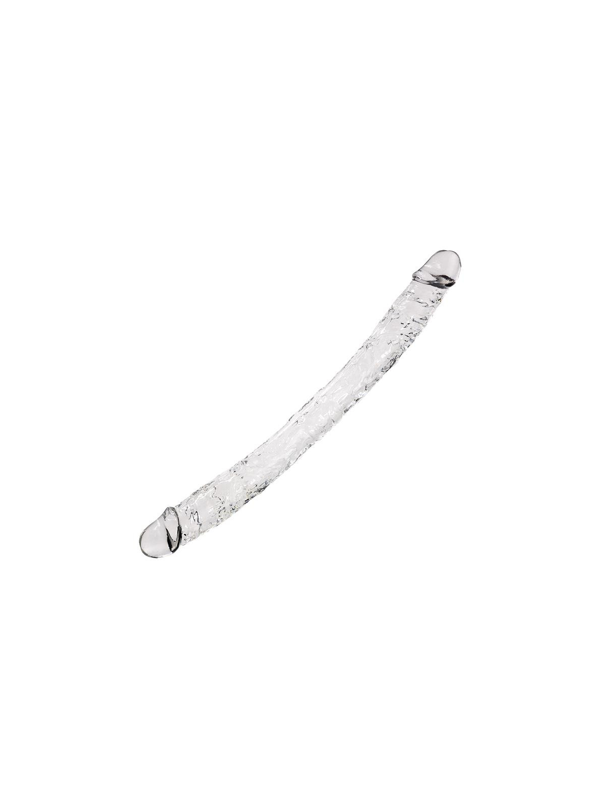 Supreme Dildo Doble 38.5 cm Transparente