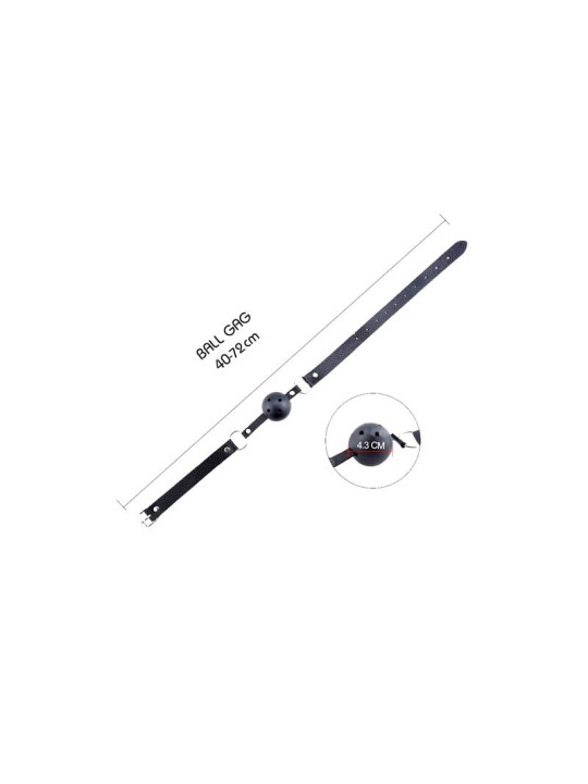 Discretion Mordaza Transpirable Negro