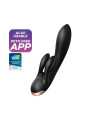 Double Flex Vibrador Punto G 3 Motores Satisfyer APP Connect Negro