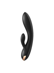 Double Flex Vibrador Punto G 3 Motores Satisfyer APP Connect Negro