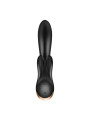 Double Flex Vibrador Punto G 3 Motores Satisfyer APP Connect Negro