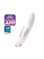 Double Flex Vibrador Punto G 3 Motores Satisfyer APP Connect Blanco