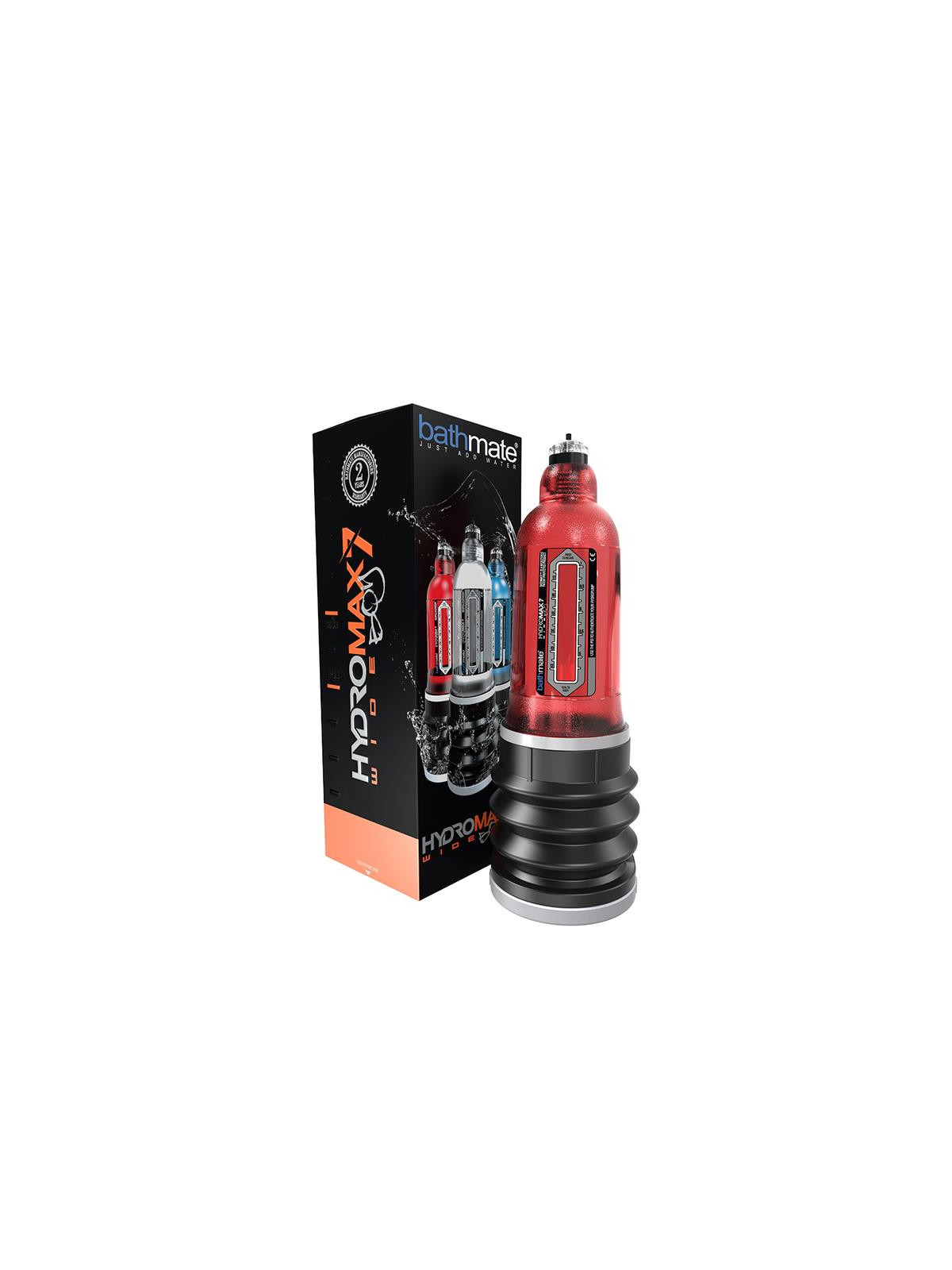 Bomba para el Pene Hydromax7 Wide Boy Rojo
