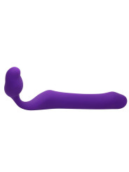 Queens L Dildo Strap-On sin Tirantes Silicona Púrpura Oscuro