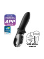 Hot Passion Estimulador Anal con APP y Vibración Función de Calor USB