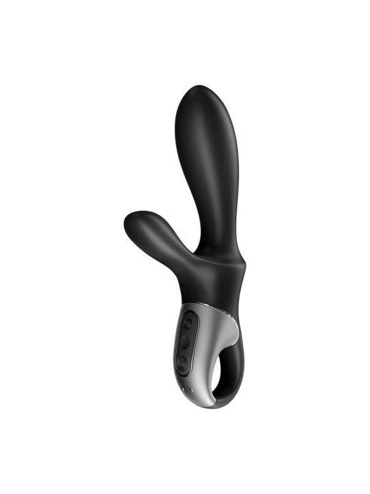 Heat Climax Vibrador con APP Punto G, Punto P y Perineo Función de Calor USB Magnético