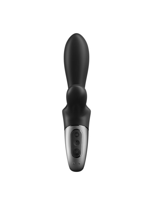 Heat Climax Vibrador con APP Punto G, Punto P y Perineo Función de Calor USB Magnético