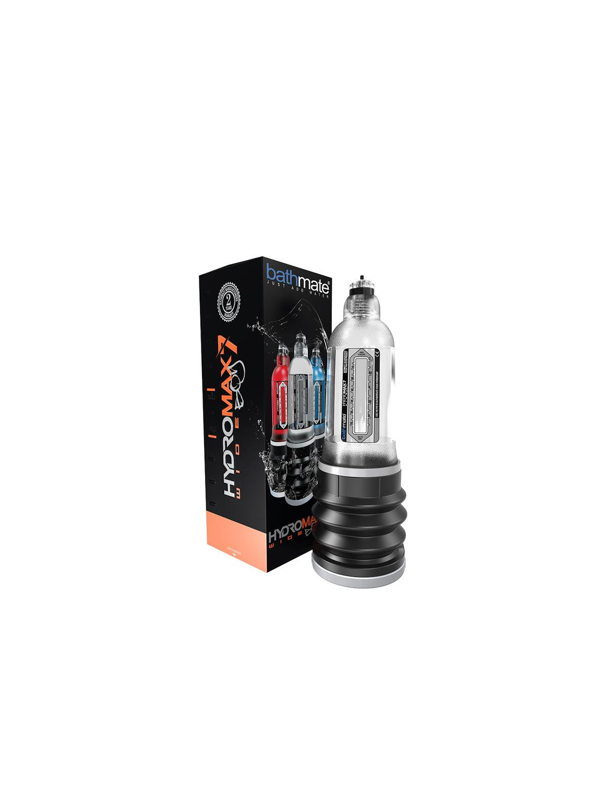 Bomba para el Pene Hydromax7 Wide Boy Transparente