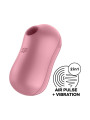 Cotton Candy Succionador de Clítoris y Vibrador Light Red