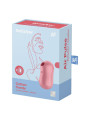 Cotton Candy Succionador de Clítoris y Vibrador Light Red