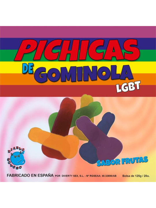Caja Gominolas Pito Sabor Frutas LGBTQ+