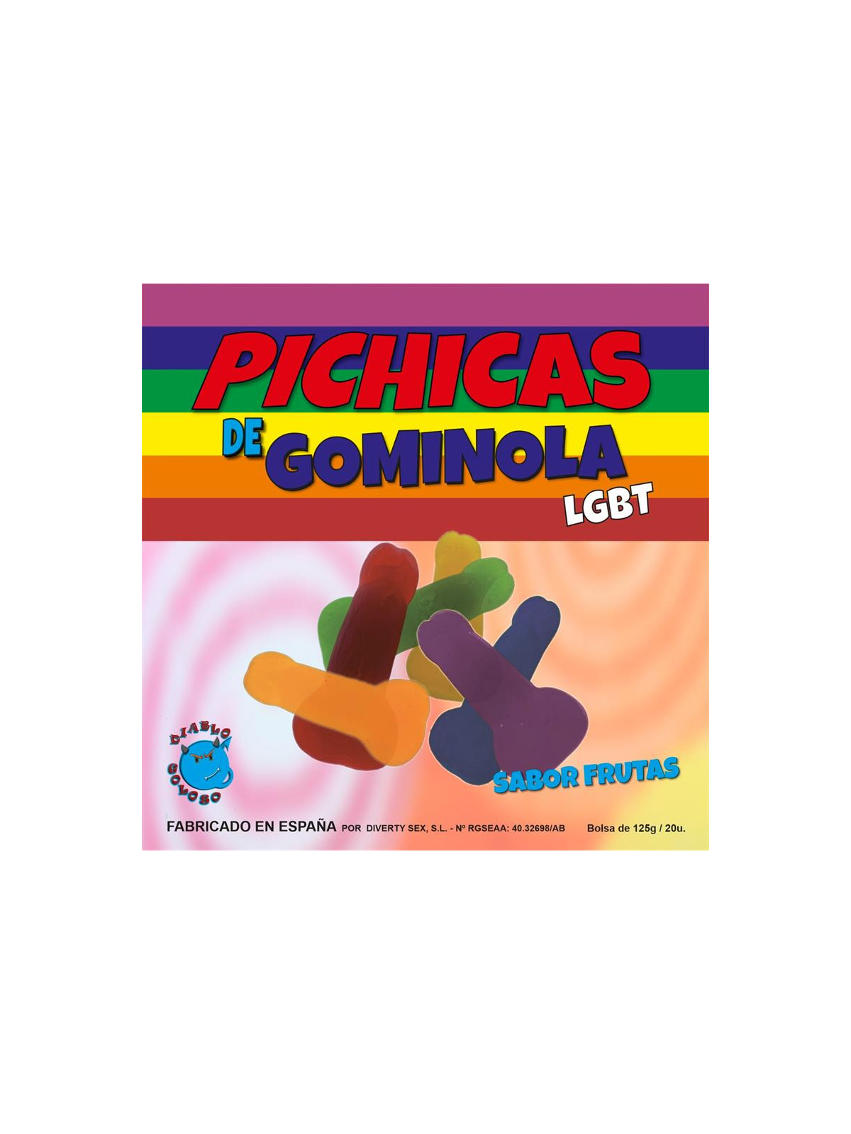 Caja Gominolas Pito Sabor Frutas LGBTQ+