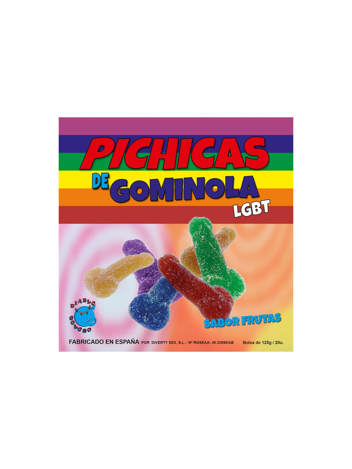 Caja Gominolas Pito Sabor Frutas LGBTQ+