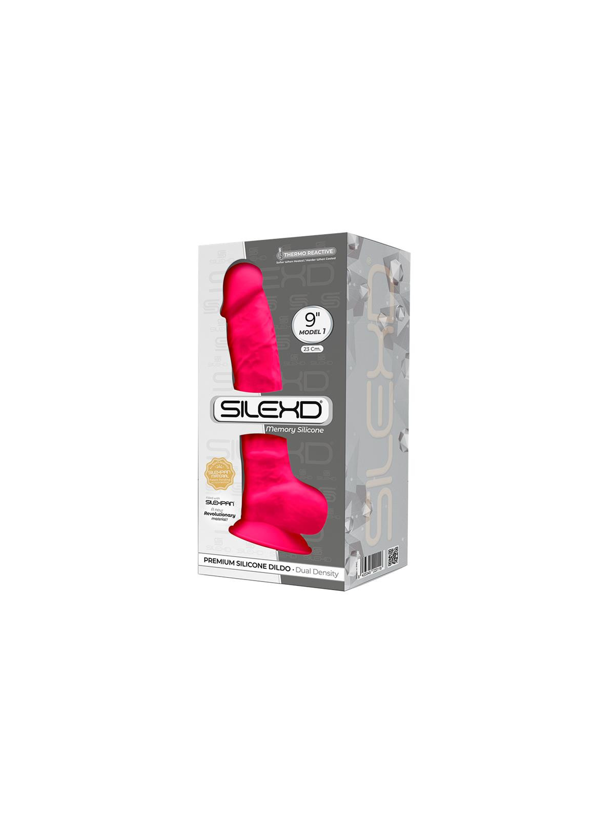 Dildo Dual Density Mod. 1 - 9 Rosa