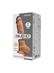 Dildo Dual Density Mol.1 - 9 Caramelo