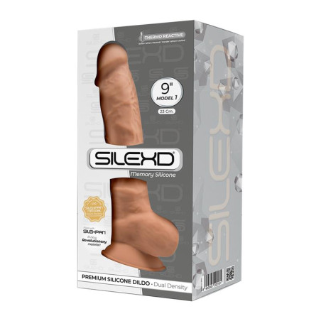 Dildo Dual Density Mol.1 - 9 Caramelo