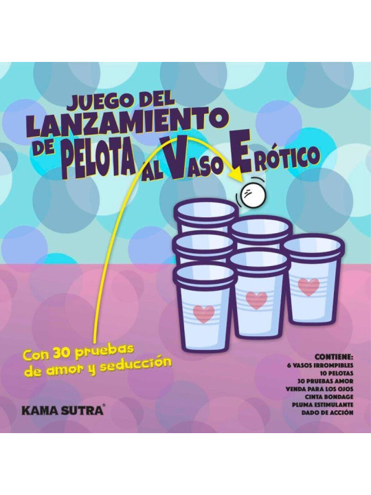 Juego de la Pelota al Vaso Erótico