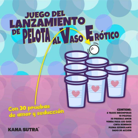 Juego de la Pelota al Vaso Erótico