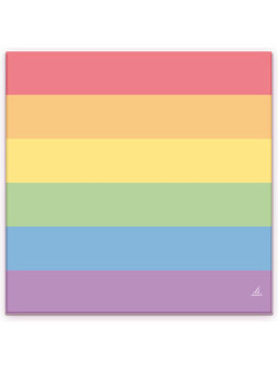 Set 20 Servilletas con Colores Bandera LGBT+