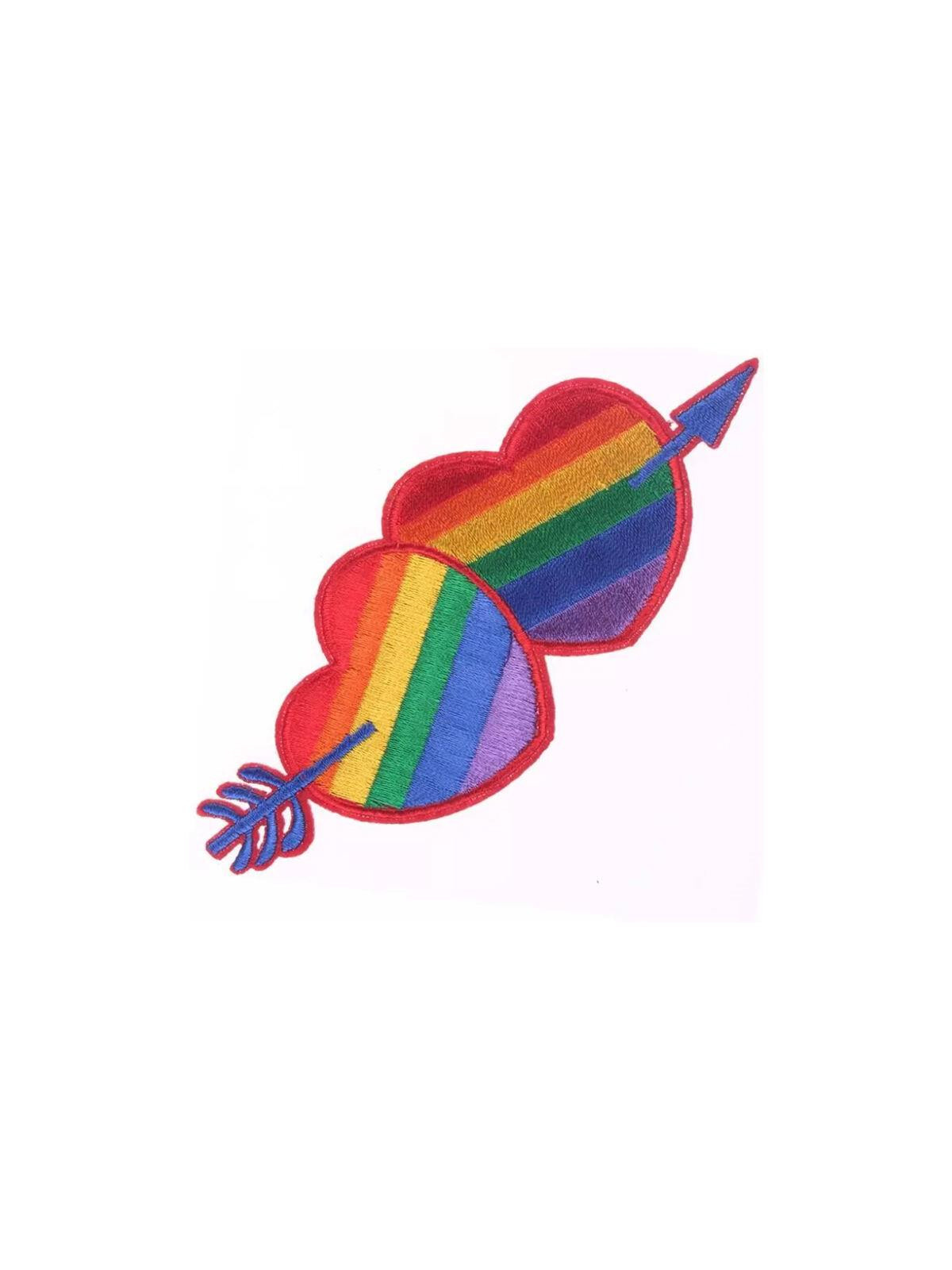 Parche de Corazon Colores Bandera LGBT+