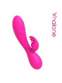 Conejito Vibrador Magic Stick con Pulsación Fucsia