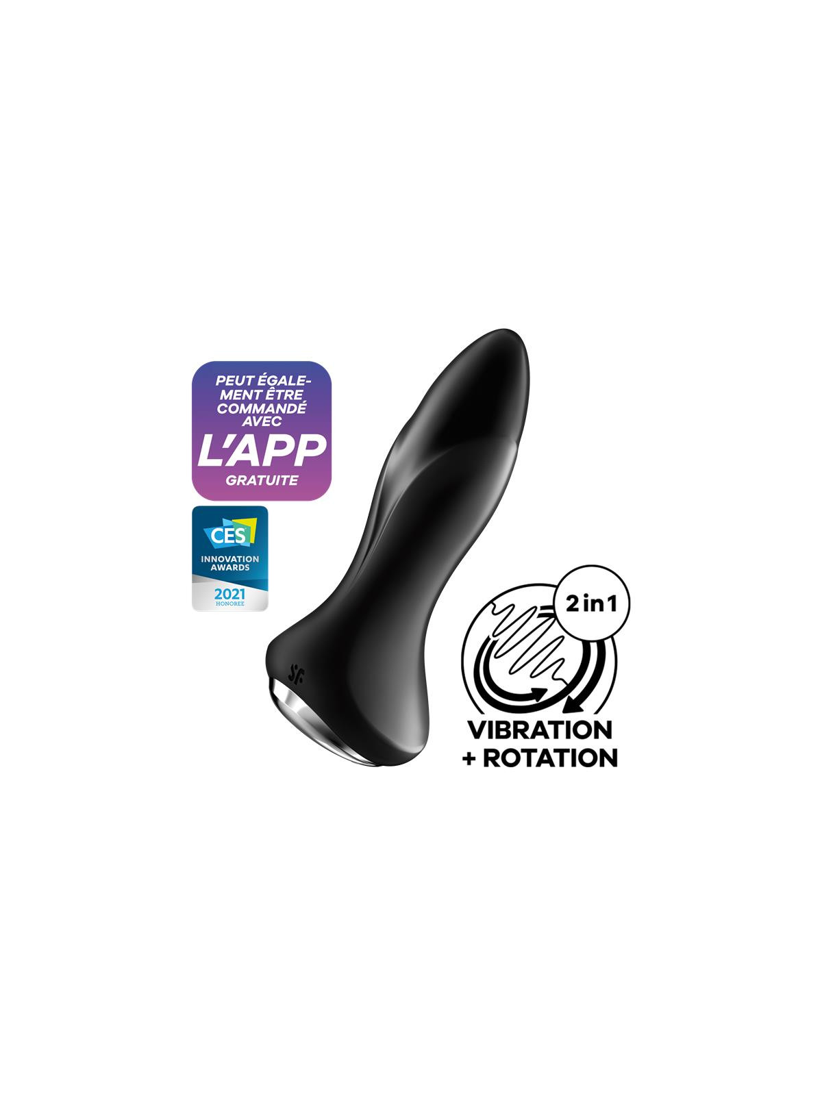 Rotator Plug 1+ Plug Anal con APP USB