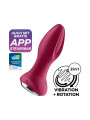 Rotator Plug 2+ Plug Anal con APP USB Fuchsia