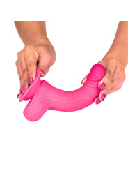 Slidy Dildo Realista Dual Layer Retráctil y Orientable 7